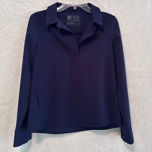 Figs Watamu Long Sleeve Scrub Top